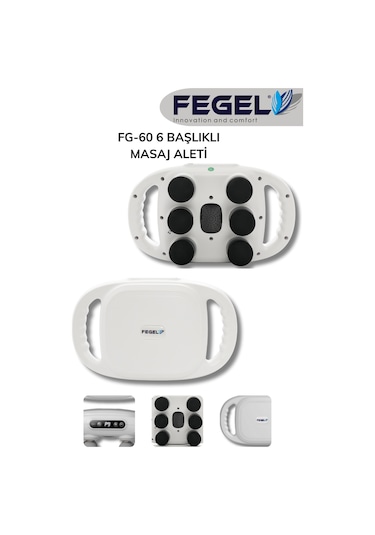 Fegel Pulsezen 6x Akıllı Tüm Vücut Terapi Tabancası Beyaz