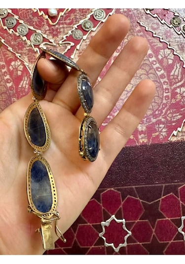 Slice Safir Elmas Bileklik