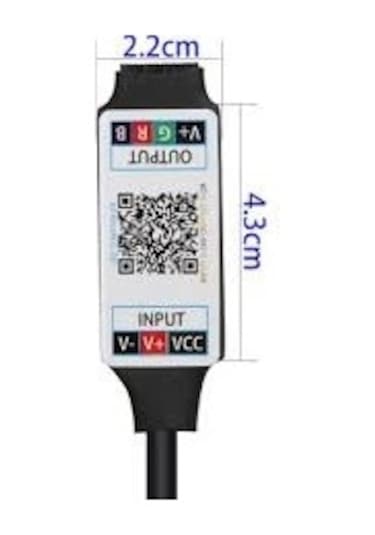 Bluetooth Rgb Şerit Led Kontrol Modülü 6a 5-2...
