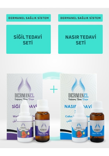 Dermanel Nasır Seti 45 ML + Dermanel Siğil Seti 45 ML