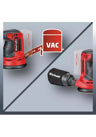 Einhell TE-RS 18 Li Eksantrik Zımpara + 2.5 Ah Akü + Şarj Cihazı