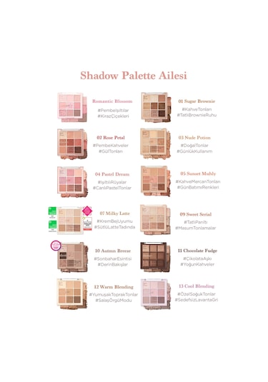 Dasique Mat Ve Işıltılı Renk Seçenekleri Sunan Far Paleti Shadow Palette 05 Sunset Muhly 05 Sunset Muhly