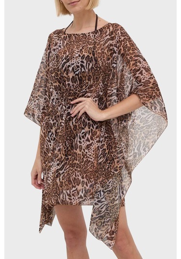 Guess Kadın Kimono E4gk05 Wdw82 P122 Leopar
