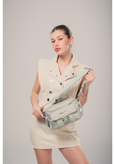 Ççs Kadın 17890 Omuz Çantası Yeşil