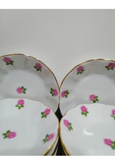 Porland Porselen 11 Cm Gülyaldız 12'li Çay Tabak Beyaz