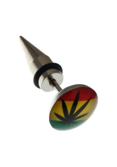 Tkpe00806 316 L Çelik Hemp Figür Tapers Küpe K2 Diğer