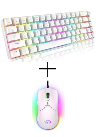 Atasoft T60 Rgb Mekanik Klavye Kablolu Gaming + Mouse