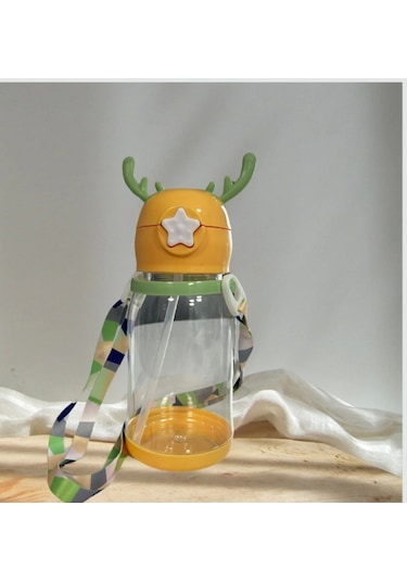 Geyikli Çocuk Suluk Ve Matarası 500 Ml - Pembe