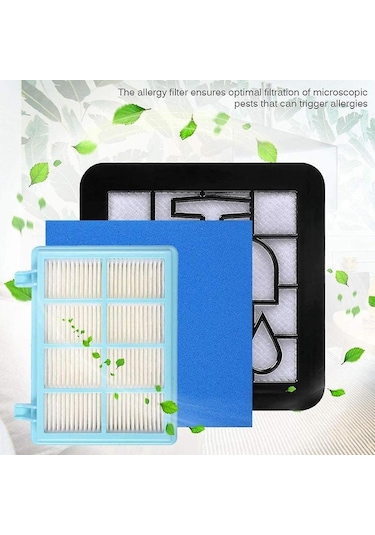 Geeroyoo Powerpro Hepa Filtre Ve Toz Torbaları Tüm Vakum Süpürgeleri İle Uyumlu Yedek Filtre Ve Aksesuarları