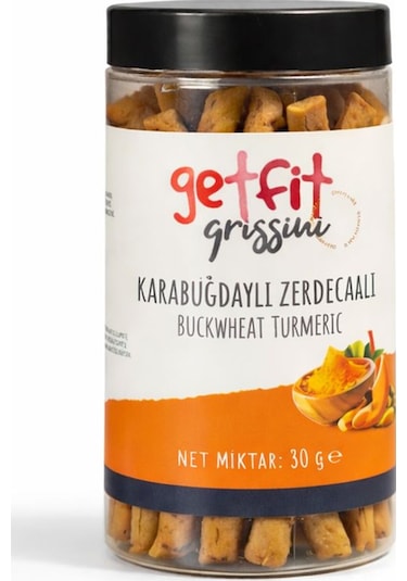 Getfit Karabuğdaylı Zerdeçallı Grissini 80 Gr