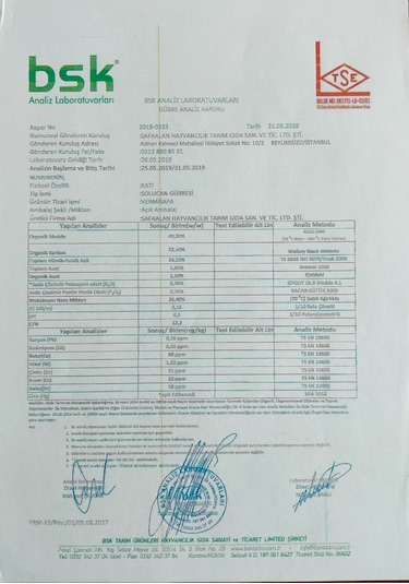Vermisafa Organik Solucan Gübresi 3 KG Katı + 1 L Sıvı