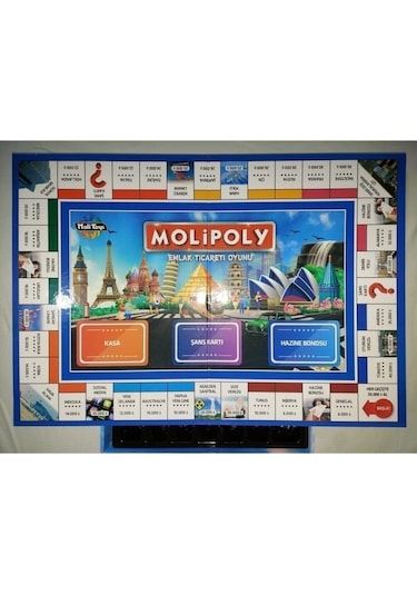 Emlak Ticaret Oyunu Molipoly Molicity Monopoly Monopoli Metropol Mega City Aile Oyunu