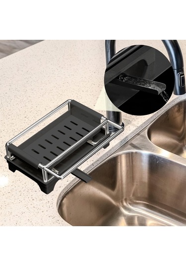 Suntek Mutfak Lavabosu Ev Dekorasyonu Için Süngerlik, Hızlı Koyu Gri