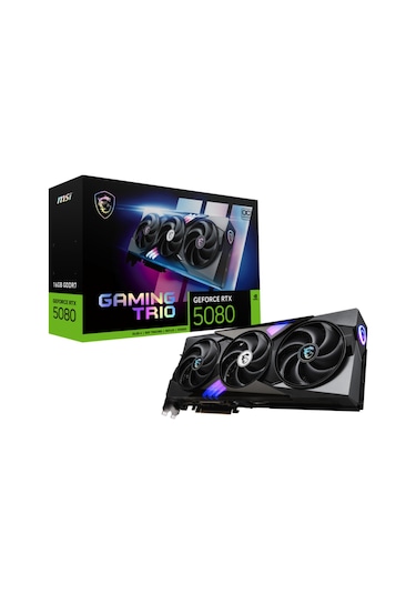 Msı Geforce Rtx 5080 16g Gamıng Trıo Oc 16gb Gdrr7 256bit Dx12 Aeae1msı0165