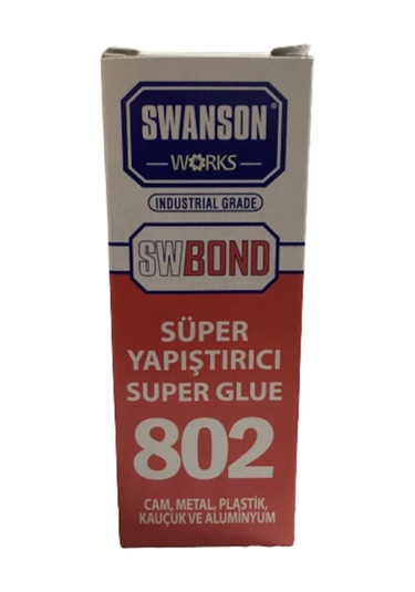 Swanson Works Swbond 802 Süper Japon Yapıştırıcı 20 Gr 50 Adet