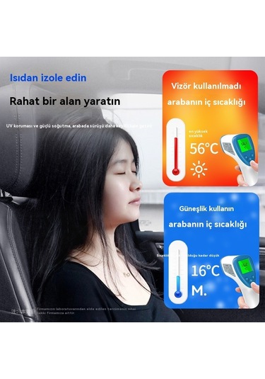 Araç Ön Cam Isı Yalıtımı Ve Güneş Koruması-ön Blok - Renkli Küçük Çocuk 140 70cm