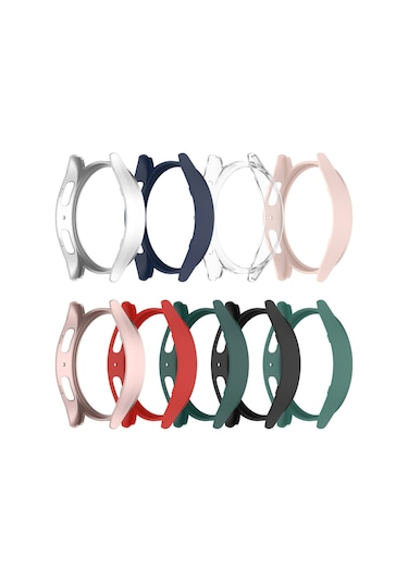 Sones Samsung Galaxy Uyumlu Watch5 Pro 45mm Yarım Kapsama Delikli Pc Koruyucu Kılıf İçin