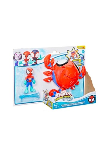 Marvel Spidey And His Amazing Friends Water Webs Örümcek Yengeç Figür Seti G1464 Marvel  - Spidey and His Amazing Friends