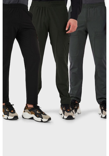 Buratti Erkek Pantolon 693710s3 Siyah Füme Haki