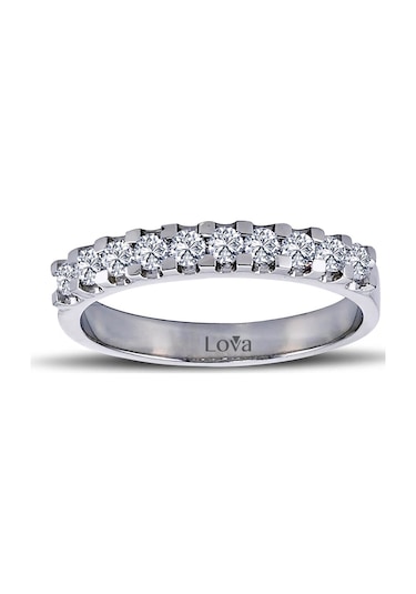 Lova 0,48 Karat Pırlanta Yarımtur Yüzük - 1050209
