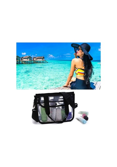 Silkroadselect Temizle Eva Çanta Makyaj Kozmetik Tuvalet Organizatör Tote Çanta Seyahat, Yüzme, Spor Salonu Için Su Geçirmez Çanta Rnwfpw