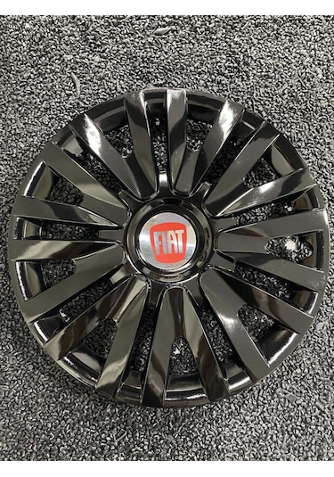 15 İnç Fiat Punto Jant Kapağı Siyah 4 Adet /5911syhfiat/
