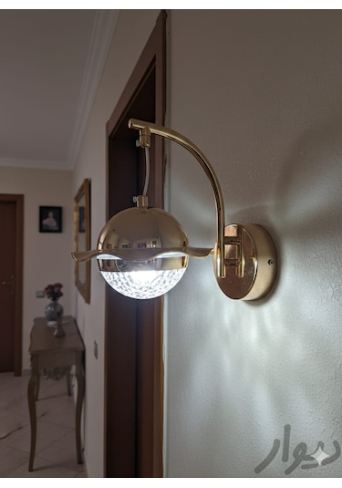 Bohem Aydınlatma Gold Duvar Apliği 3 Renk Led Modern Aplik Gold