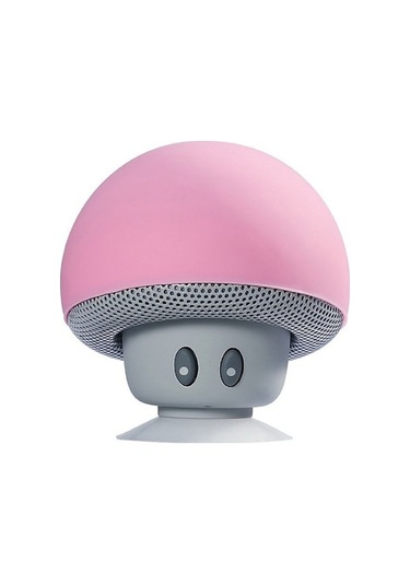 Mantar Şekilli Mini Bluetooth Hoparlör: Kablosuz Taşınabilir, Mikrofonlu Ve Emici Tabanlı Akıllı Telefon Hoparlörü