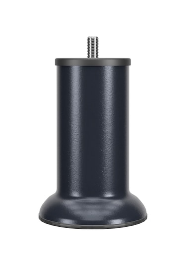 Baza Ayağı 10 Cm M8 Vidalı 12 Li Set Metal Antrasit Yatak Mobilya Ayağı İnce Vida Antrasit M8 10 Cm