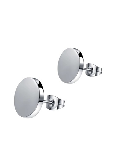 Nokta Küpe Çelik Gümüş