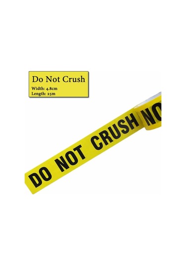 1/rulo 48mm 25 M Uyarı Işareti Bantları Hiçbir Park Eller Kapalı İş Güvenliği Do Not Crush