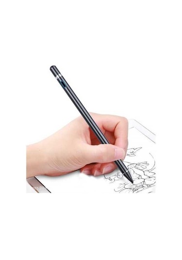 Pazly Aktif Kapasitif İpad Uyumlu Kalemi - & Android Uygun, Pasif Kapasitif Wa11, Siyah, Dayanıklı Ve Kullanışlı Kalem