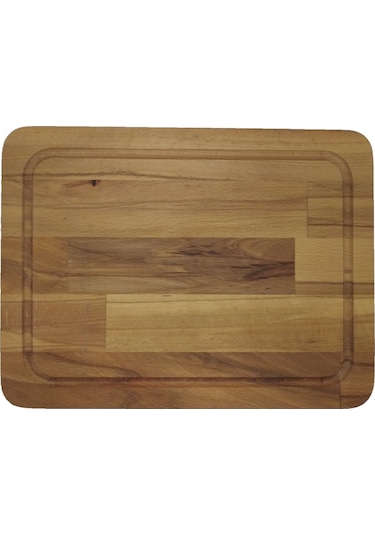 Kalın Ahşap Et Kesme Tahtası 24X32 Ahşap