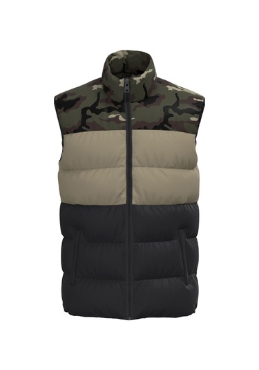 Only & Sons Erkek Şişme Yelek Onsmelvın Lıfe Puffer Vest - 22022232 Siyah