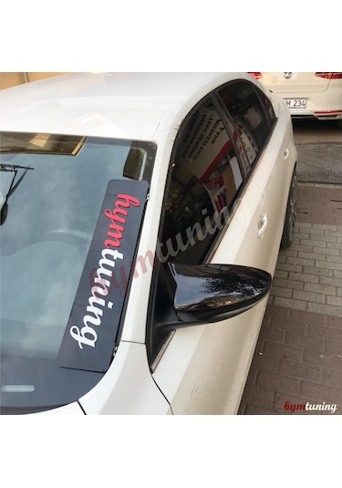 Volkswagen Jetta Mk6 2011-2014 Yarasa Ayna Kapağı. Parlak Siyah