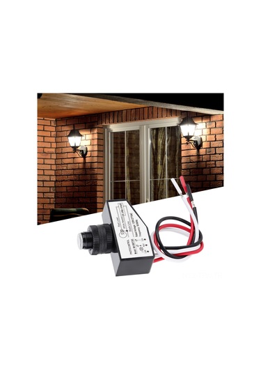 Tenfowee Enerji Tasarruflu 120-277vac 50/60hz Işık Kontrollü Anahtar, Led Ve Fosforlu Ampuller İçin Uygun, Ip65 Yağmur Dayanıklı Nk-bb/f265