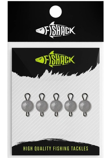 Mafsallı Kurşun - Hareketli İğne Kurşunu - Fishack - 2 Gram - 5'li Paket