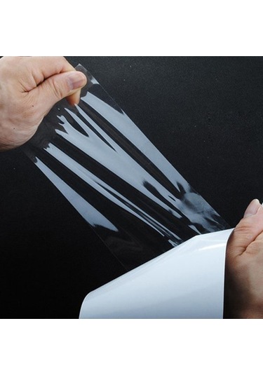 Ranyeek Oto İç Döşeme Koruyucu Filmi - Şeffaf Vinyl, Kırılma Ve Çizik Direnci, 20x300cm, Isı Ve Soğuk Dayanıklı