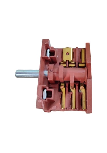 Kumtel Uyumlu Şalteri A6 S2 Fırın Şalter , Kumtel Uyumlu Fırın Ayar Kademe Anahtarı 3+3