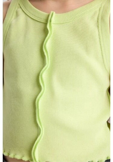 Defacto Kız Çocuk Bisiklet Yaka Atlet E6741a825hsgn404 Yeşil