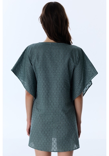 Penti Koyu Yeşil Neri Kaftan K.yesıl