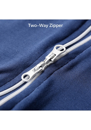 Moveevo Insular Su3010 Bebek Anti-sarsılma Kundak Uyku Tulumu Nefes Alabilir Pamuklu Elastik Yaş 0-9 Ay Gri Gri