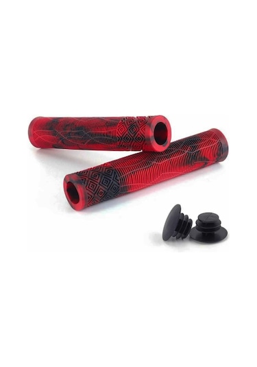 Epic 165mm Kırmızı Siyah Renkli Bmx Dirt Jump Bisiklet Elcik Kırmızı