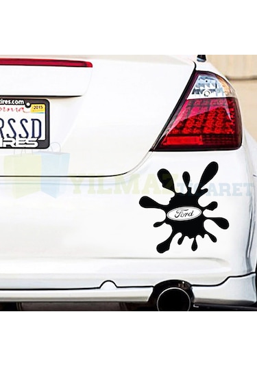 Size Özel Çamur Sıçrama Oto Sticker Tampon Yapıştırma Etiket