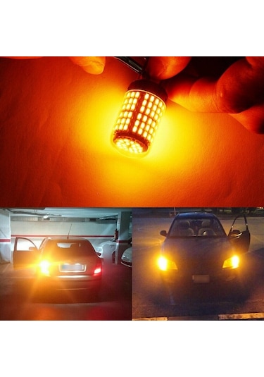 144 Led Canbus Geri Vites Ampulü Turuncu