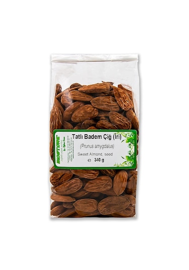 Biostore İri Çiğ Tatlı Badem 340 G 340 G