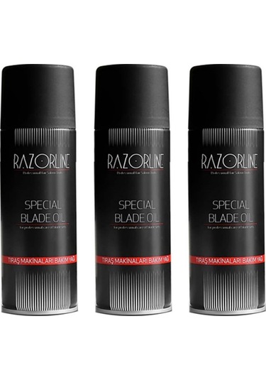 Razorline Tıraş Makinesi Bakım Yağı 3 x 200 ML