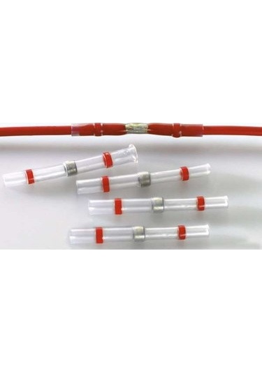 (5 Adet) Lehimli Daralan Makaron Su Geçirmez kablo birleştirici