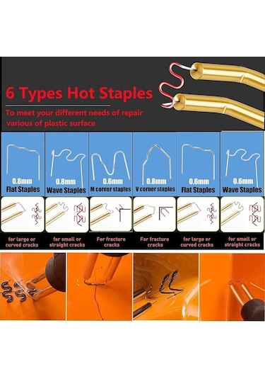 Novahub 70w 600 Uçlu Araba Tampon Plastik Tamir Dijital Kontrol Kaynak Makinesi Sıcak Zımba