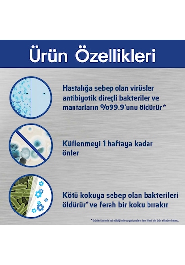 Lysol Pratik Yüzey Temizleyici, Koku Giderici, Dezenfektan Sprey Temizliği Esintisi 6 x 400 ML